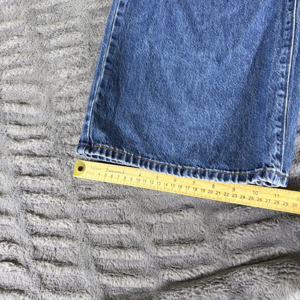 Levis Premium Baggy Wide Leg Jeans Womens 24 Blue A8700-0005 High Rise Denim - Picture 7 of 8